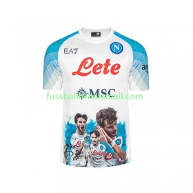 Fußballtrikots Napoli Face Game Kvaratskhelia 77 2022-2023 Kurzarm Heimtrikotsatz kaufen